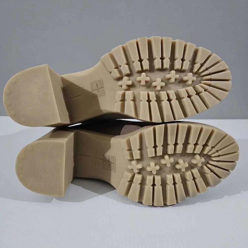 Dolce Vita Caster H20 Ankle Bootie Womens 10 Tan Suede Waterproof Platform Fall - Picture 14 of 16